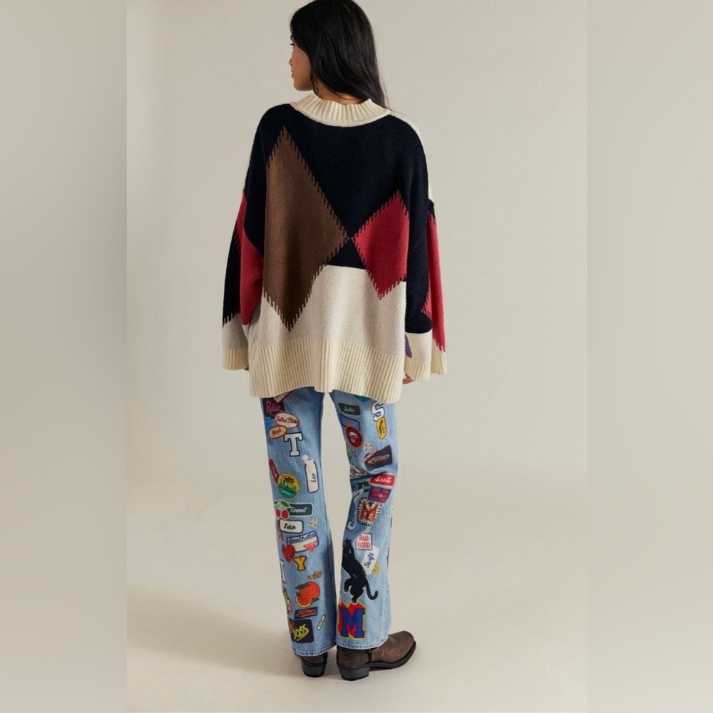 Free people make a statement pullover sweater NWT - image 12